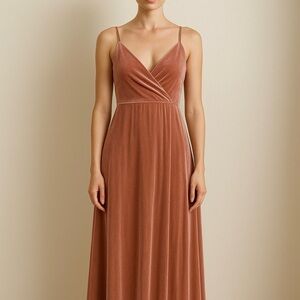 NWT Christina Wu collection Dress dust Rose size 8 fits like XS